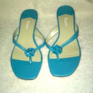 Bass Allure turquoise sandals
